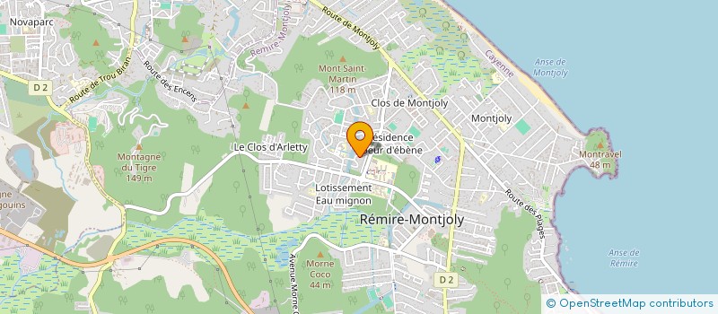 localisation de l'entreprise MADAME JIOVANNA JESSIE NORESKAL à REMIRE-MONTJOLY