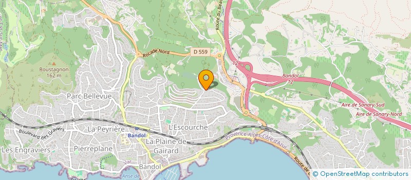 localisation de l'entreprise MADAME JIRAPORN SRISAWAT  BANDOL