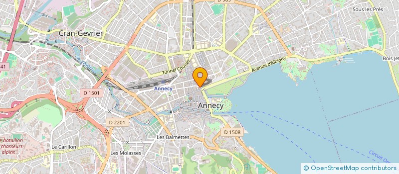 localisation de l'entreprise MADAME JISELA ALTAGRACIA MARTINEZ à ANNECY
