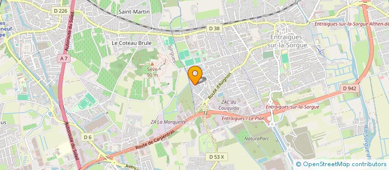 localisation de l'entreprise MADAME JO-ANN PESQUET  ENTRAIGUES-SUR-LA-SORGUE