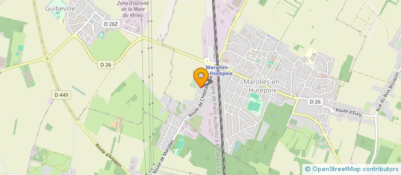 localisation de l'entreprise MADAME JO MEI YAO  MAROLLES-EN-HUREPOIX