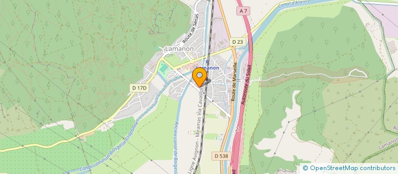 localisation de l'entreprise MADAME JOALYNE CIBOT à LAMANON