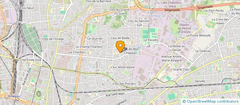 localisation de l'entreprise MADAME JOAN AYEBAKURO AMIENYO à ORLEANS