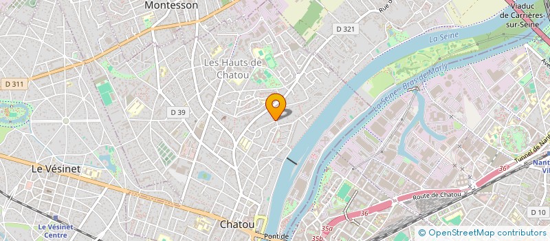 localisation de l'entreprise MADAME JOAN BAUMAN  CHATOU