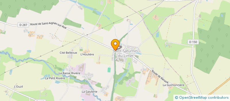 localisation de l'entreprise MADAME JOAN BLACKWELL  SAINT-SATURNIN-DU-LIMET