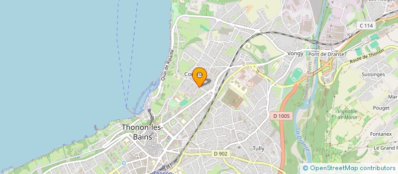 localisation de l'entreprise MADAME JOAN CODO  THONON-LES-BAINS