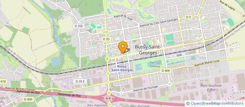 localisation de l'entreprise MADAME JOAN DESTOUR  BUSSY-SAINT-GEORGES