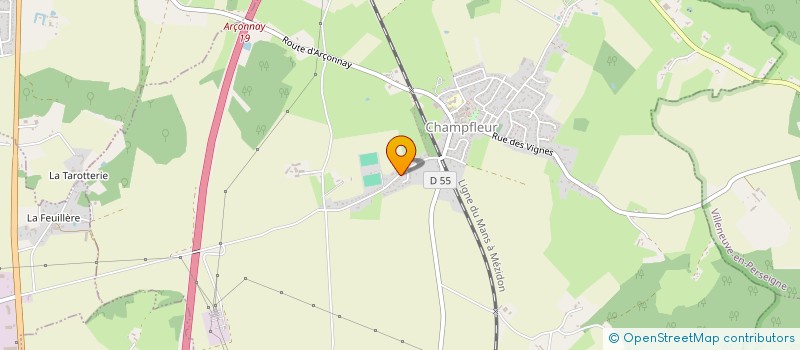 localisation de l'entreprise MADAME JOAN IVETD VALENCIA PEREZ  CHAMPFLEUR