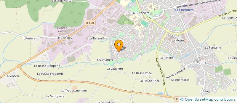 localisation de l'entreprise MADAME JOAN LAKY à LES HERBIERS