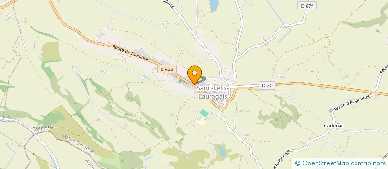 localisation de l'entreprise MADAME JOAN ROSENTHAL  SAINT-FELIX-LAURAGAIS