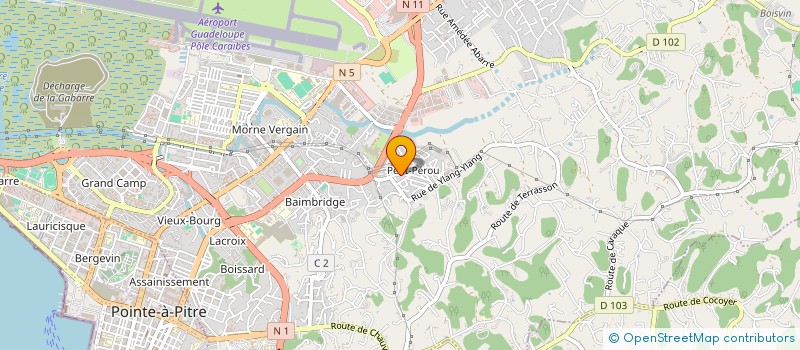 localisation de l'entreprise MADAME JOAN SHARPLIS à LES ABYMES