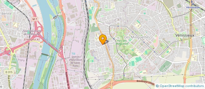 localisation de l'entreprise MADAME JOANA ALVES ROCHA  SAINT-FONS