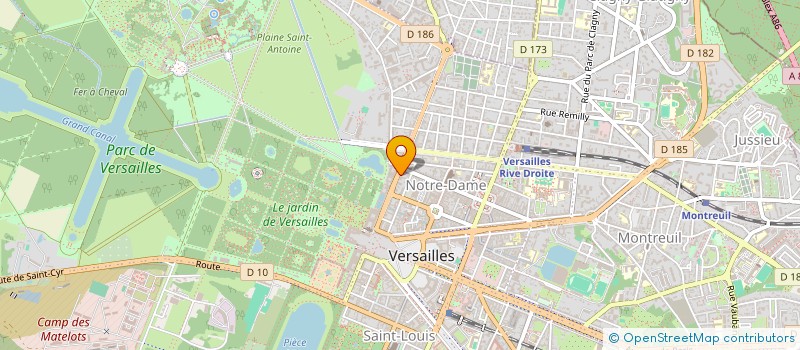 localisation de l'entreprise MADAME JOANA ANDRADE DA MOTA SILVEIRA à VERSAILLES