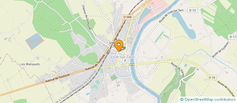 localisation de l'entreprise MADAME JOANA BOULLENGER à LISLE-SUR-TARN