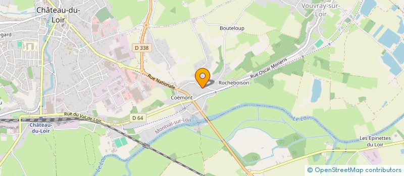 localisation de l'entreprise MADAME JOANA BRUNEAU  MONTVAL-SUR-LOIR