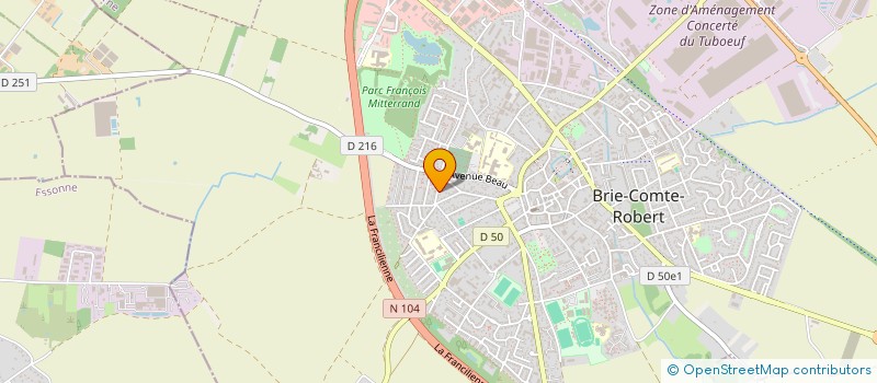 localisation de l'entreprise MADAME JOANA CARVALHAL MACHADO  BRIE-COMTE-ROBERT