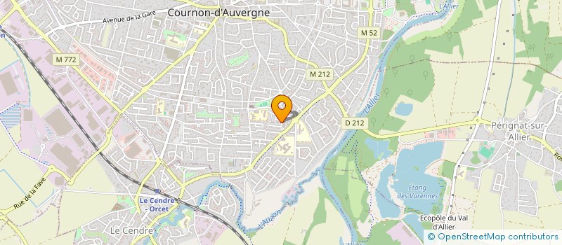 localisation de l'entreprise MADAME JOANA DA SILVA AMARO  COURNON-D'AUVERGNE