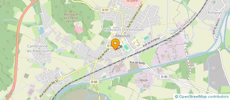 localisation de l'entreprise MADAME JOANA DE ALMEIDA SANTIAGO  RIBECOURT-DRESLINCOURT