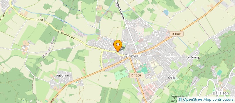 localisation de l'entreprise MADAME JOANA DE ANDRADE DO NASCIMENTO  DOUVAINE