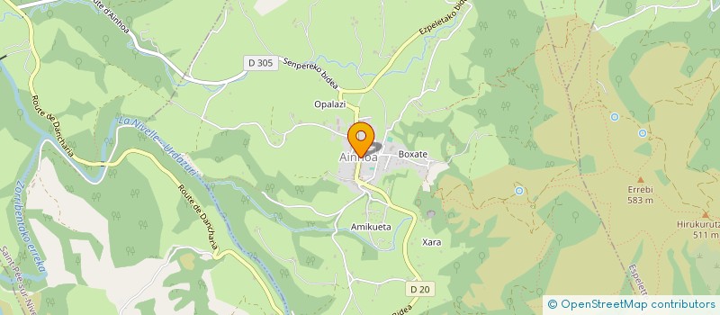 localisation de l'entreprise MADAME JOANA DIOT  AINHOA