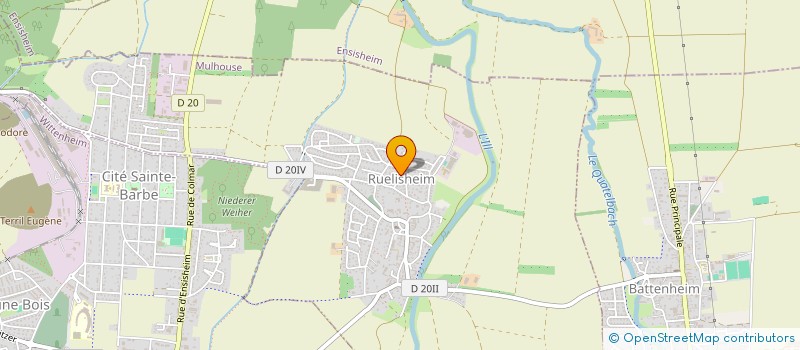 localisation de l'entreprise MADAME JOANA EVARISTO  RUELISHEIM