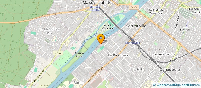 localisation de l'entreprise MADAME JOANA FELIX OLIVEIRA  SARTROUVILLE