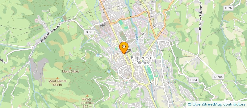 localisation de l'entreprise MADAME JOANA FERREIRA DE OLIVEIRA à BAGNERES-DE-BIGORRE