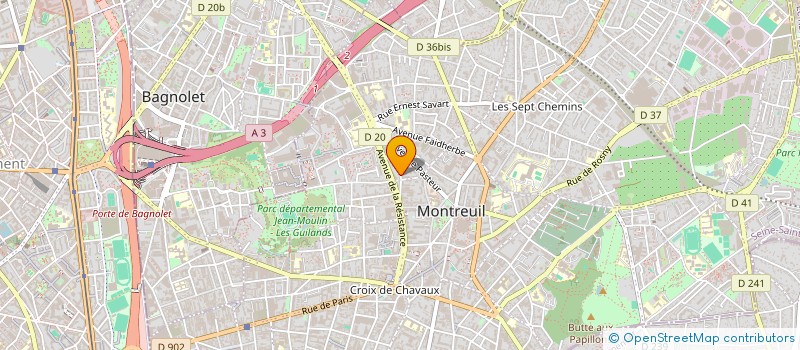 localisation de l'entreprise MADAME JOANA FIGUEIREDO à MONTREUIL