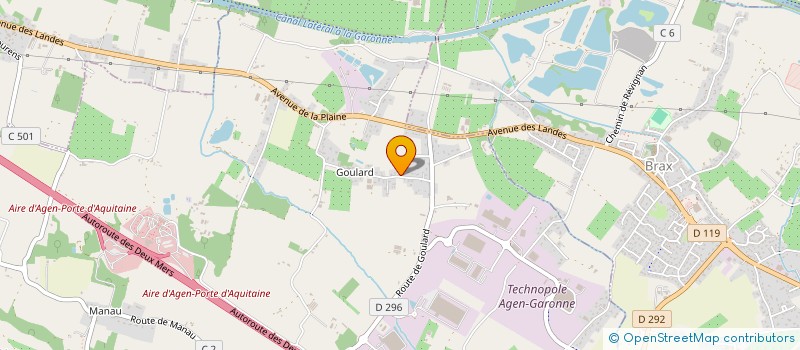 localisation de l'entreprise MADAME JOANA FILLON CAMGRAND DESUS  SAINTE-COLOMBE-EN-BRUILHOIS