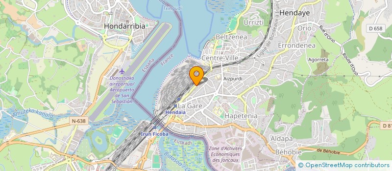 localisation de l'entreprise MADAME JOANA GONZALEZ CORVO à HENDAYE