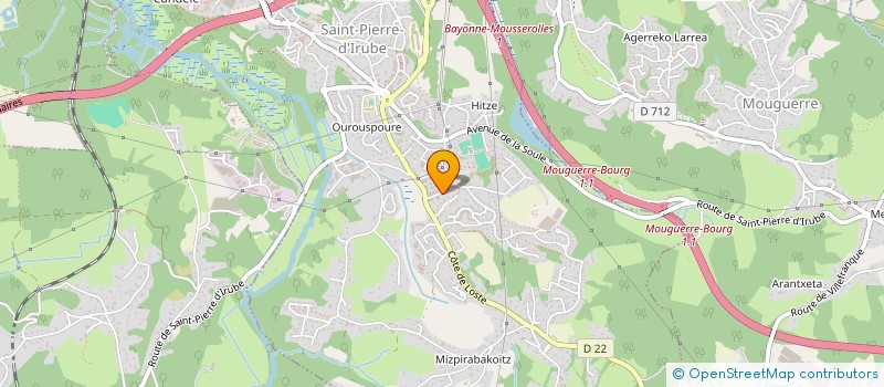 localisation de l'entreprise MADAME JOANA HAYET  SAINT-PIERRE-D'IRUBE