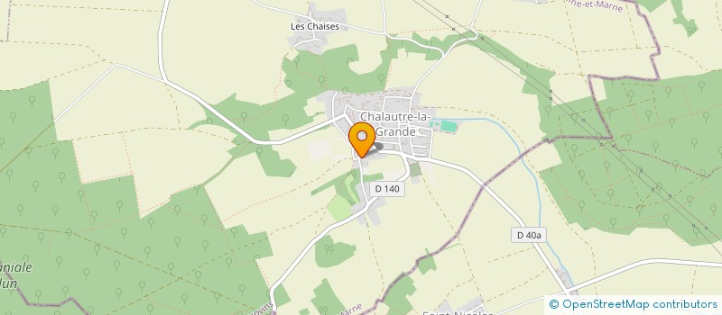 localisation de l'entreprise MADAME JOANA NODINOT  CHALAUTRE-LA-GRANDE