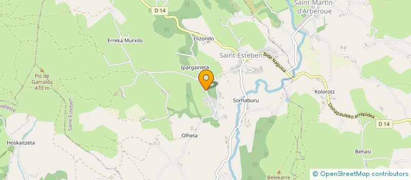 localisation de l'entreprise MADAME JOANA PAGUEGUY  HELETTE