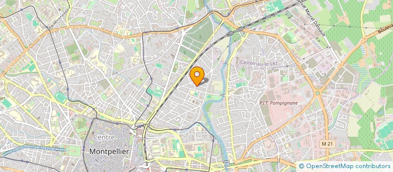 localisation de l'entreprise MADAME JOANA PEROT MAURI à MONTPELLIER
