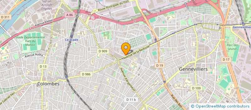 localisation de l'entreprise MADAME JOANA ROUSSELLE-LEGER  ASNIERES-SUR-SEINE