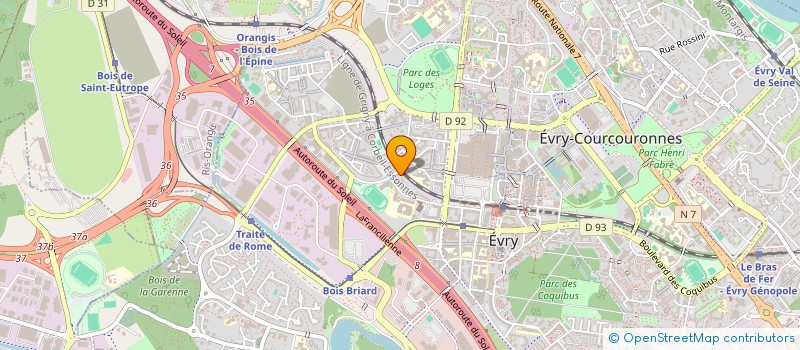 localisation de l'entreprise MADAME JOANA TAMBU  EVRY-COURCOURONNES