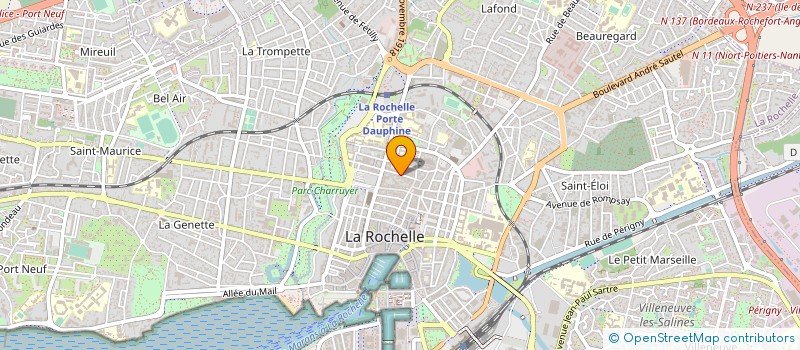 localisation de l'entreprise MADAME JOANA VALADIER  LA ROCHELLE