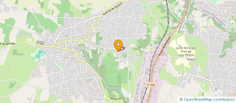 localisation de l'entreprise MADAME JOANA VELOSO DA SILVA  CHAPONOST