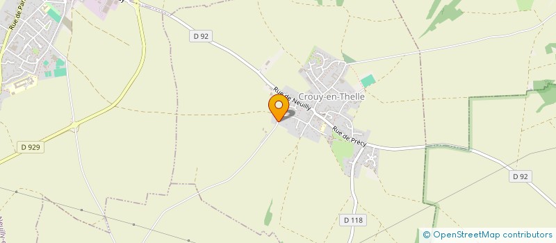 localisation de l'entreprise MADAME JOANA WEXSTEEN  CROUY-EN-THELLE