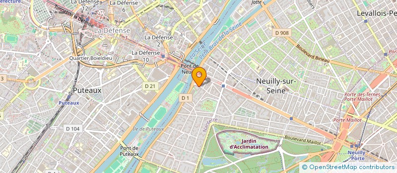 localisation de l'entreprise MADAME JOANE BENROS à NEUILLY-SUR-SEINE