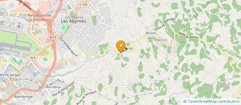 localisation de l'entreprise MADAME JOANE EDOM à LES ABYMES