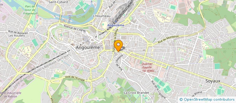localisation de l'entreprise MADAME JOANE GUIHEUX à ANGOULEME