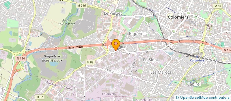 localisation de l'entreprise MADAME JOANIE FRIGAU à COLOMIERS