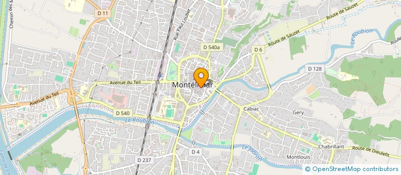 localisation de l'entreprise MADAME JOANN BARJAVEL à MONTELIMAR