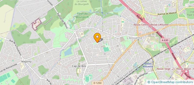 localisation de l'entreprise MADAME JOANNA BEAUDOUX  ARES