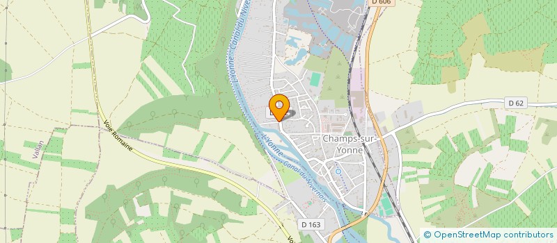 localisation de l'entreprise MADAME JOANNA BELL  CHAMPS-SUR-YONNE