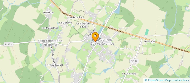 localisation de l'entreprise MADAME JOANNA BERNARDIN  L'ABERGEMENT-SAINTE-COLOMBE