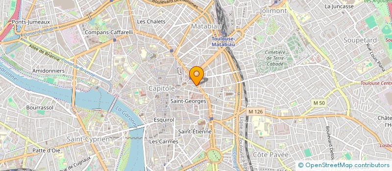 localisation de l'entreprise MADAME JOANNA BERNIER à TOULOUSE
