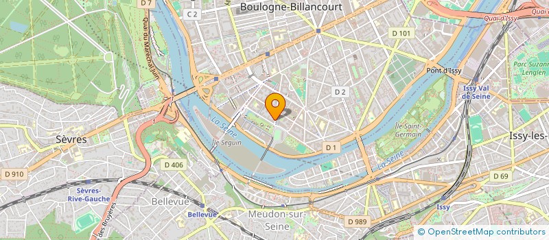 localisation de l'entreprise MADAME JOANNA BOTTE à BOULOGNE-BILLANCOURT