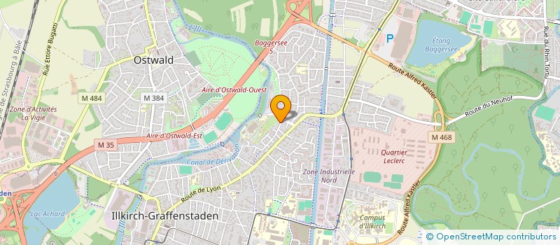 localisation de l'entreprise MADAME JOANNA BUSCH  ILLKIRCH-GRAFFENSTADEN